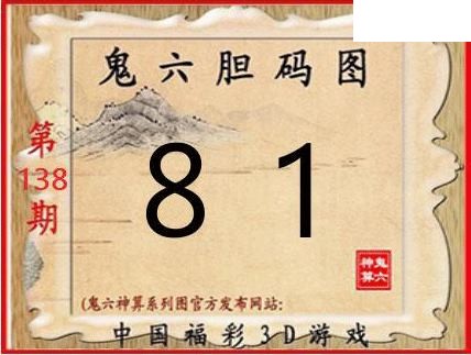 2026138期3D图谜汇总（一）