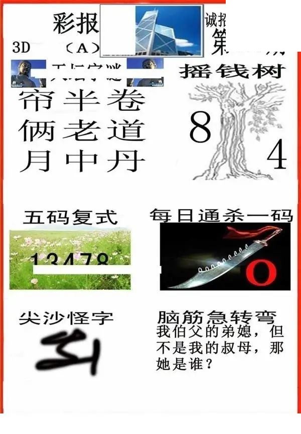 小香彩报2026139期3d图谜