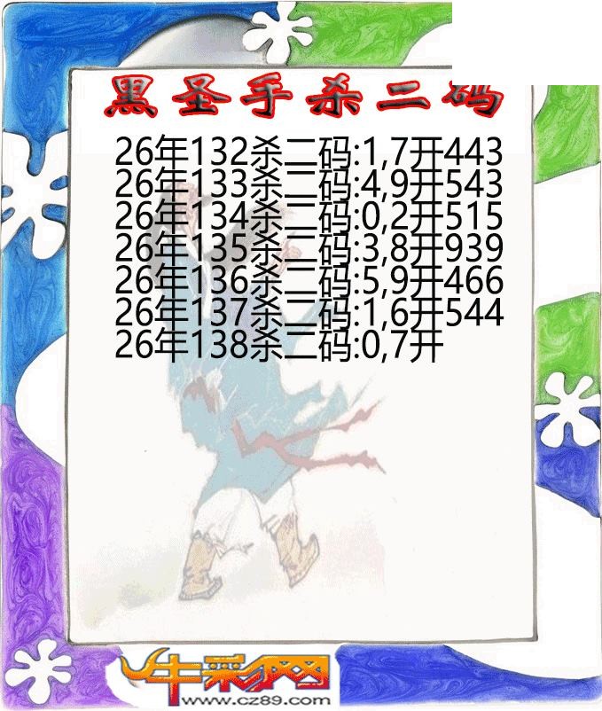 黑圣手杀二码138期体彩P3图谜