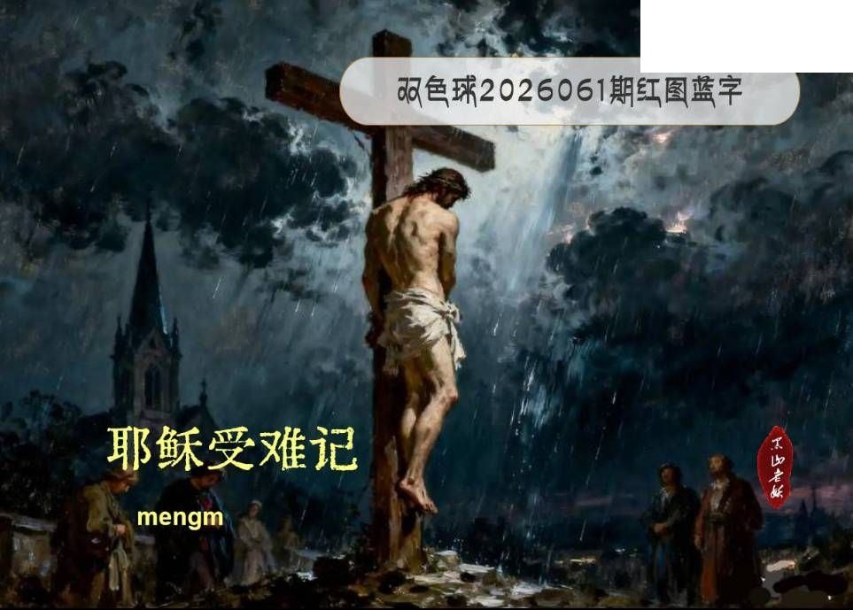 双色球2026年图迷061期 MENGM 红图蓝字