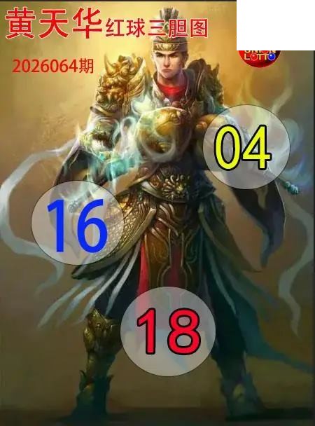 双色球2026年图迷064期 红球三胆图