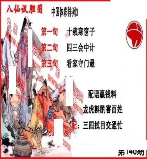 体彩P32026年146期 丹东议胆全图