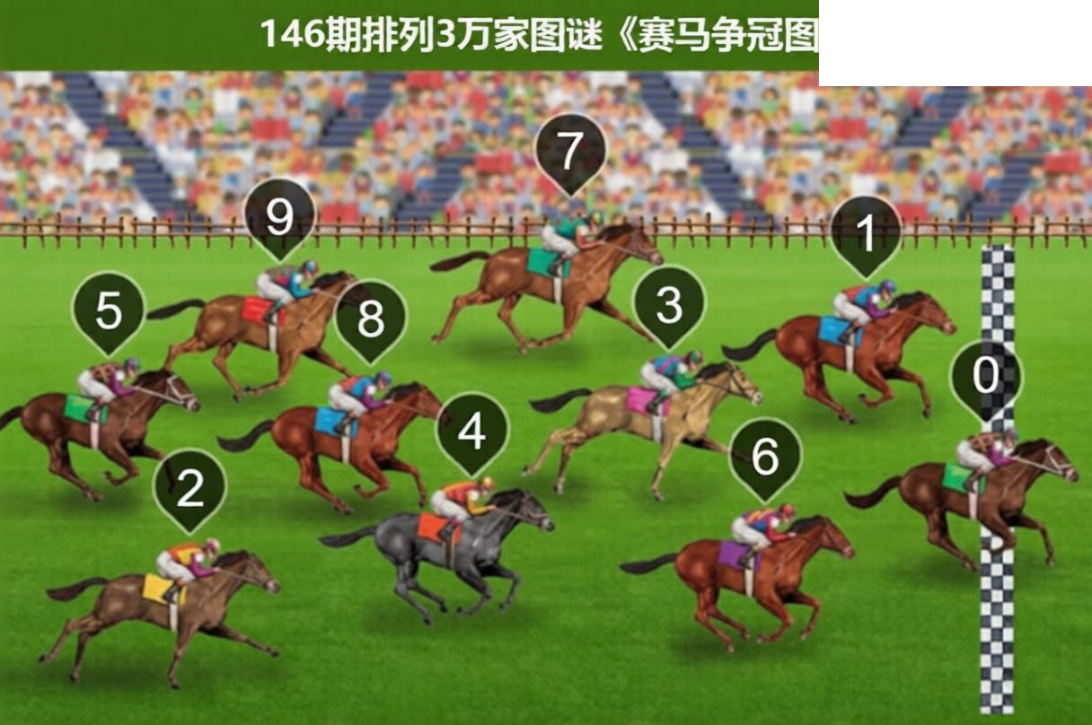 2026146期排列三 赛马争冠图