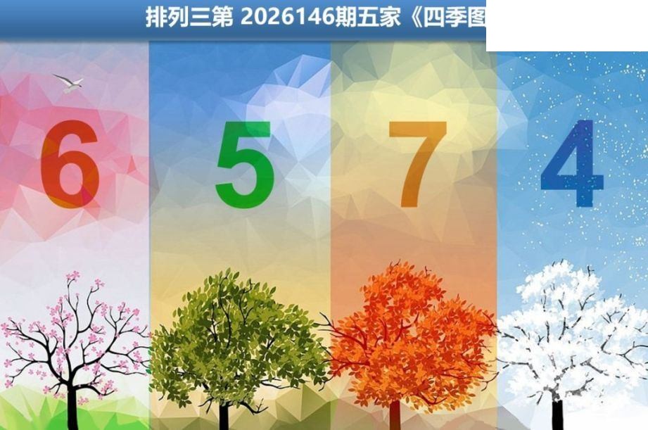 2026146期排列三 五家四季图