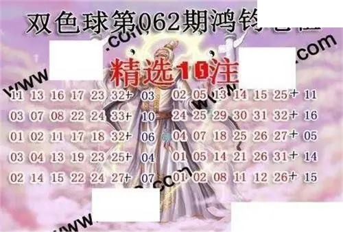 福彩双色球2026年062期鸿钧老祖图谜