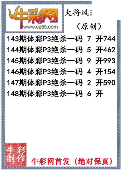 大将风范杀码148期体彩p3图谜（原创）