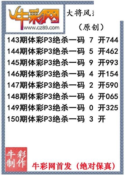 大将风范杀码150期体彩p3图谜（原创）