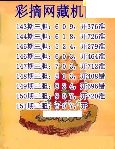 彩摘藏机图2026151期3d图谜