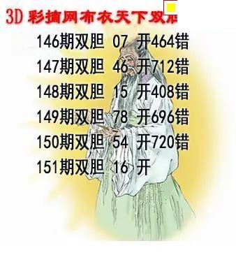 布衣天下2026151期3d图谜