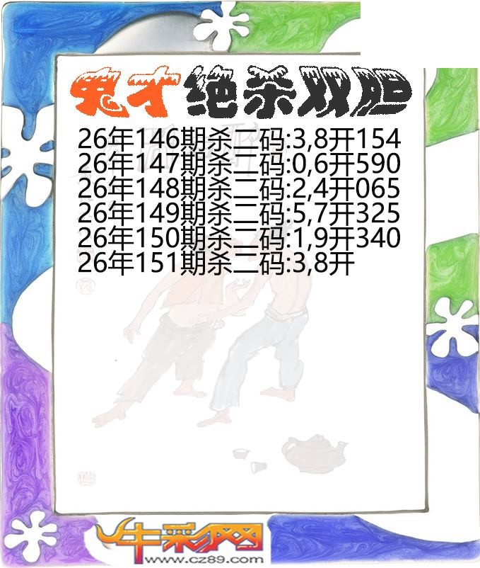 鬼才绝杀双胆151期体彩P3图谜