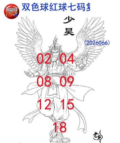 双色球2026年图迷066期 少昊七码复式图