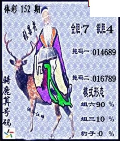 26年体彩P3152期 茶城沧江图谜