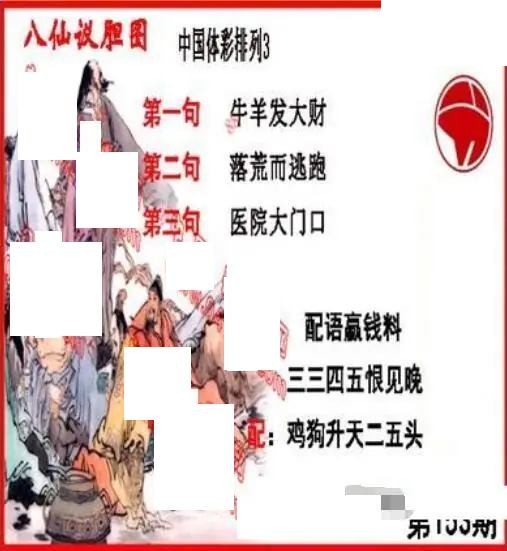 体彩P32026年153期 丹东议胆全图