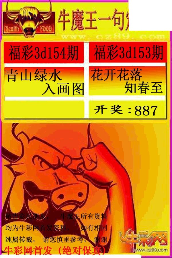 2026154期3D图谜汇总（九）