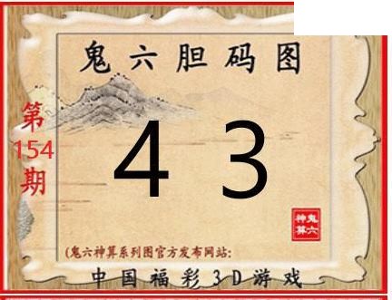 鬼六神算2026154期3d图谜