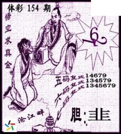 2026年154期体彩P3画迷图谜汇总分享