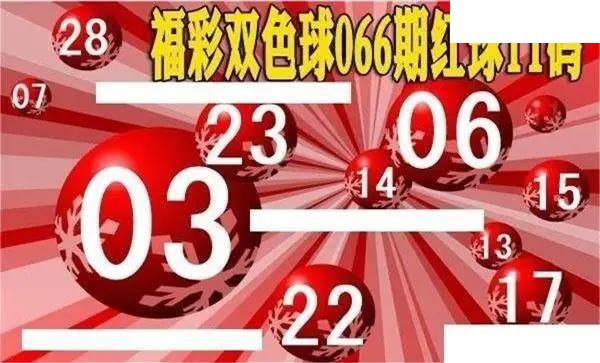 福彩双色球2026年066期红球11码图谜