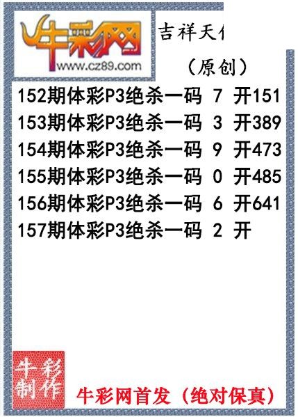 吉祥天使杀码157期P3图谜（原创）