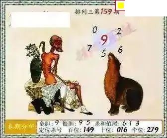体彩P3159期 彩吧2026年系列全图