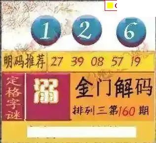 体彩P3160期 彩吧2026年系列全图