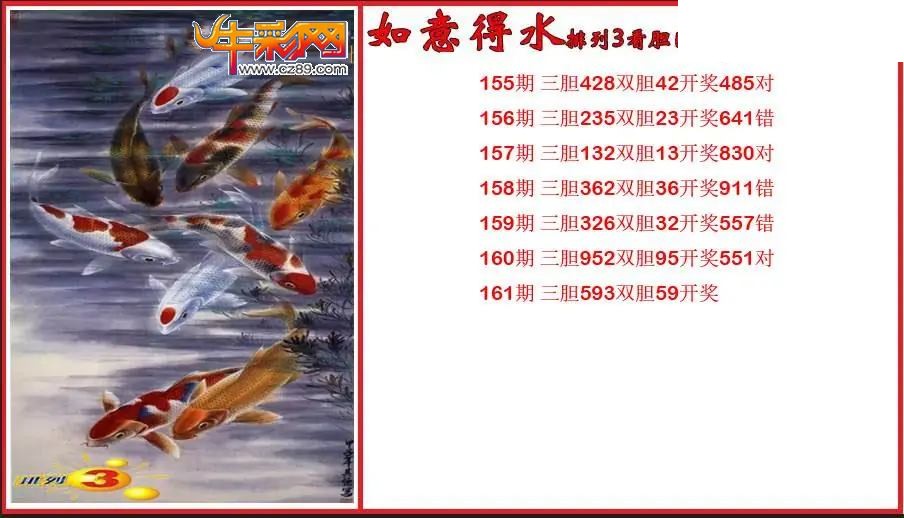2026161期P3如意得水看胆图