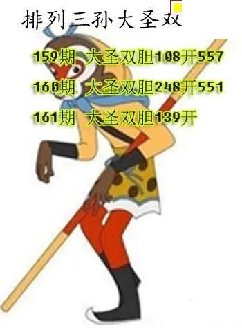2026161期P3孙大圣双胆图