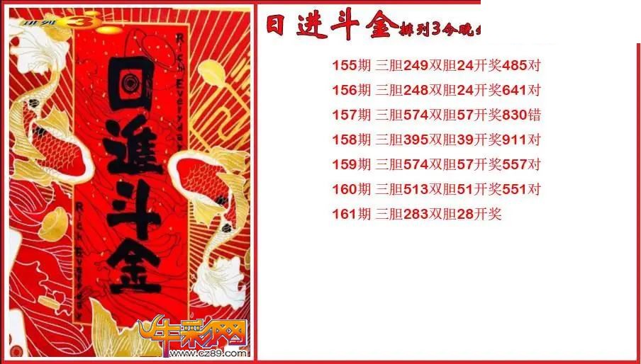 2026161期P3日进斗金今晚必下胆码图