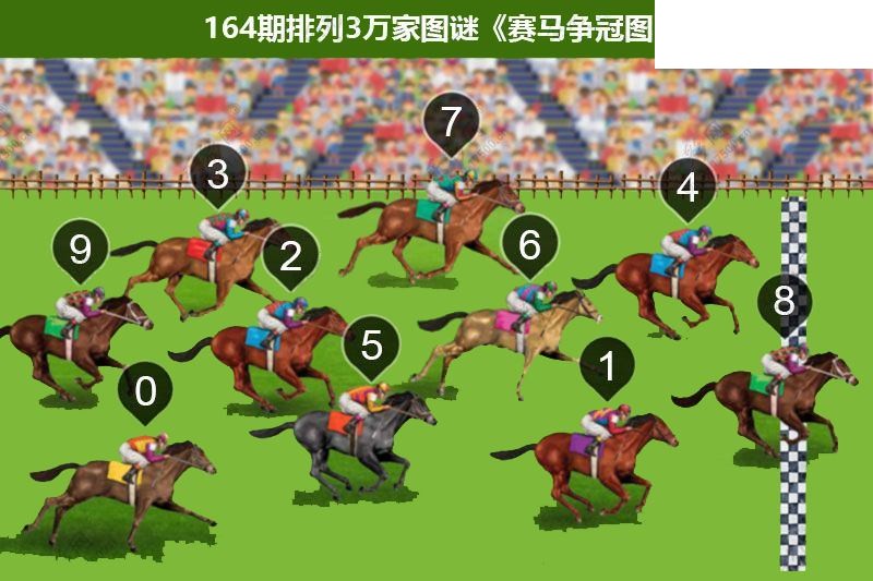 2026164期排列三 赛马争冠图