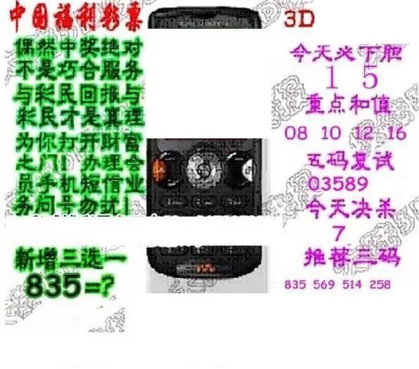 2026165期3d图迷汇总（三）
