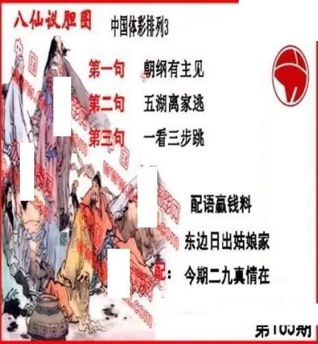 体彩P32026年165期 丹东议胆全图