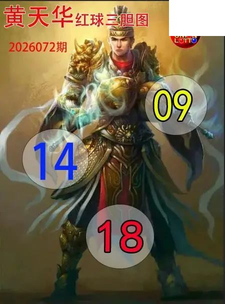 双色球2026年图迷072期 红球三胆图