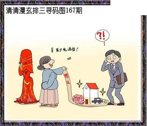 清清漫玄图2026167期体彩P3图谜