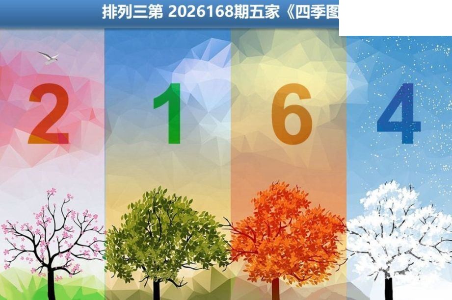 2026168期排列三 五家四季图