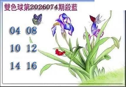 天吉鸟语断蓝26年074期双色球系列图