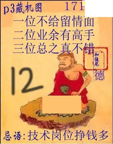 2026171期排3 藏机图+藏机诗