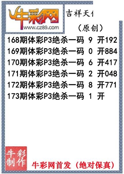 吉祥天使杀码173期P3图谜（原创）