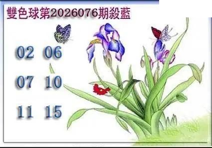 天吉鸟语断蓝26年076期双色球系列图