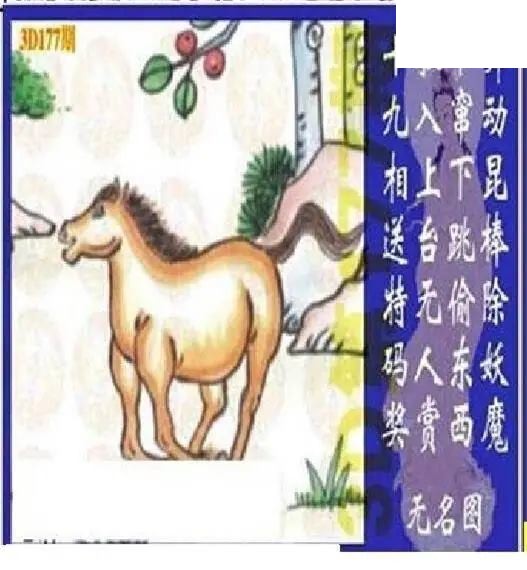 2026177期3D图谜汇总（七）