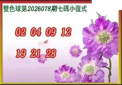 天吉鸟语断蓝26年078期双色球系列图