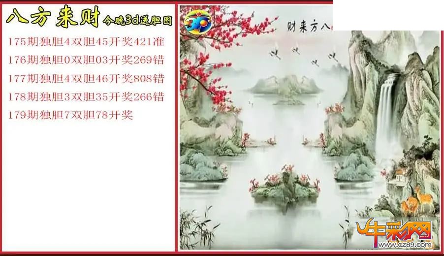 2026179期福彩3D图谜汇总