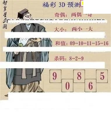 2026179期3D图谜汇总（二）