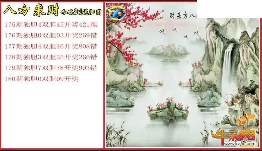 2026180期福彩3D图谜汇总