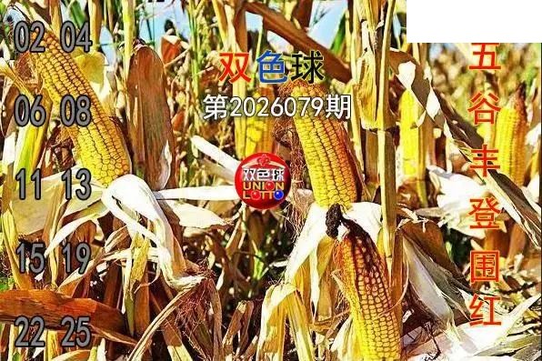 双色球2026年图迷079期 五谷丰登围红图