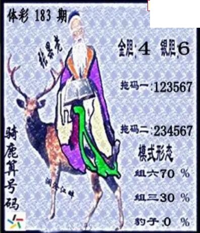 26年体彩P3183期 茶城沧江图谜