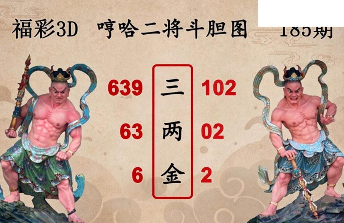 福彩3D2026185期图谜预测汇总