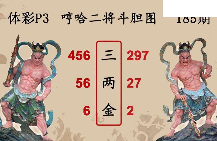 2026185期排列三 图谜预测汇总