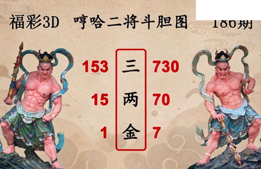 福彩3D2026186期图谜预测汇总