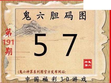 2026191期3D图谜汇总（一）