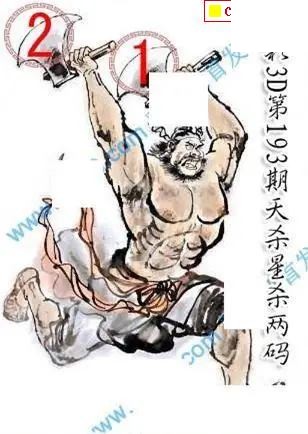 天杀星杀码2026193期3D图谜