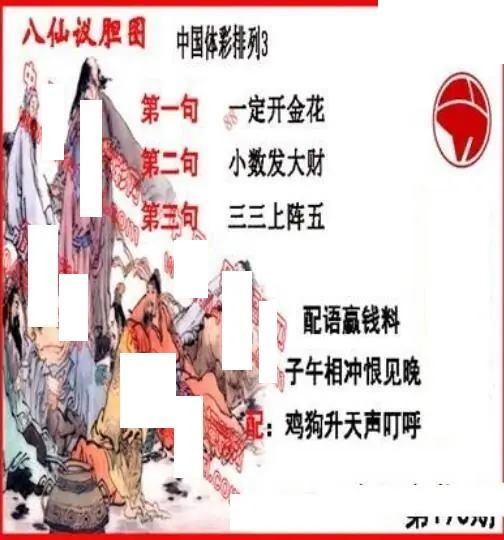 体彩P32026年193期 丹东议胆全图